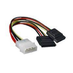 Molex socket to 2 SATA