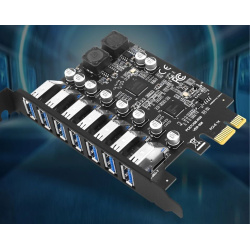 Internal 7 USB ports card