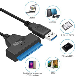 USB 3 male to SATA connector